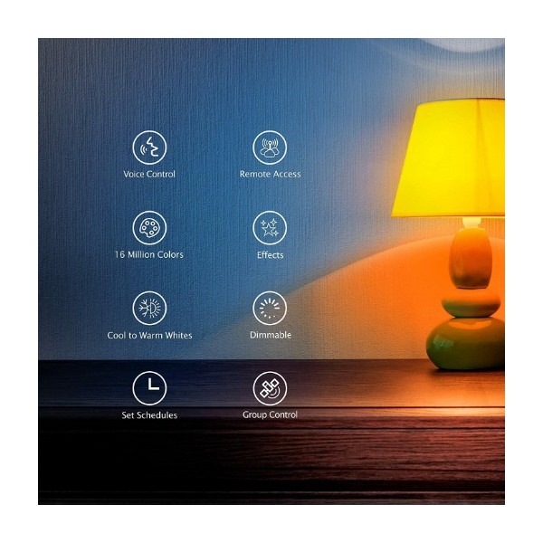 VOCOLINC LED LAMPA 6 WE 27, INSTÄLLNINGSBAR, FÄRGGLAD VOCOLINC LED LAMPA 6 WE 27, INSTÄLLNINGSBAR, FÄRGGLAD L1