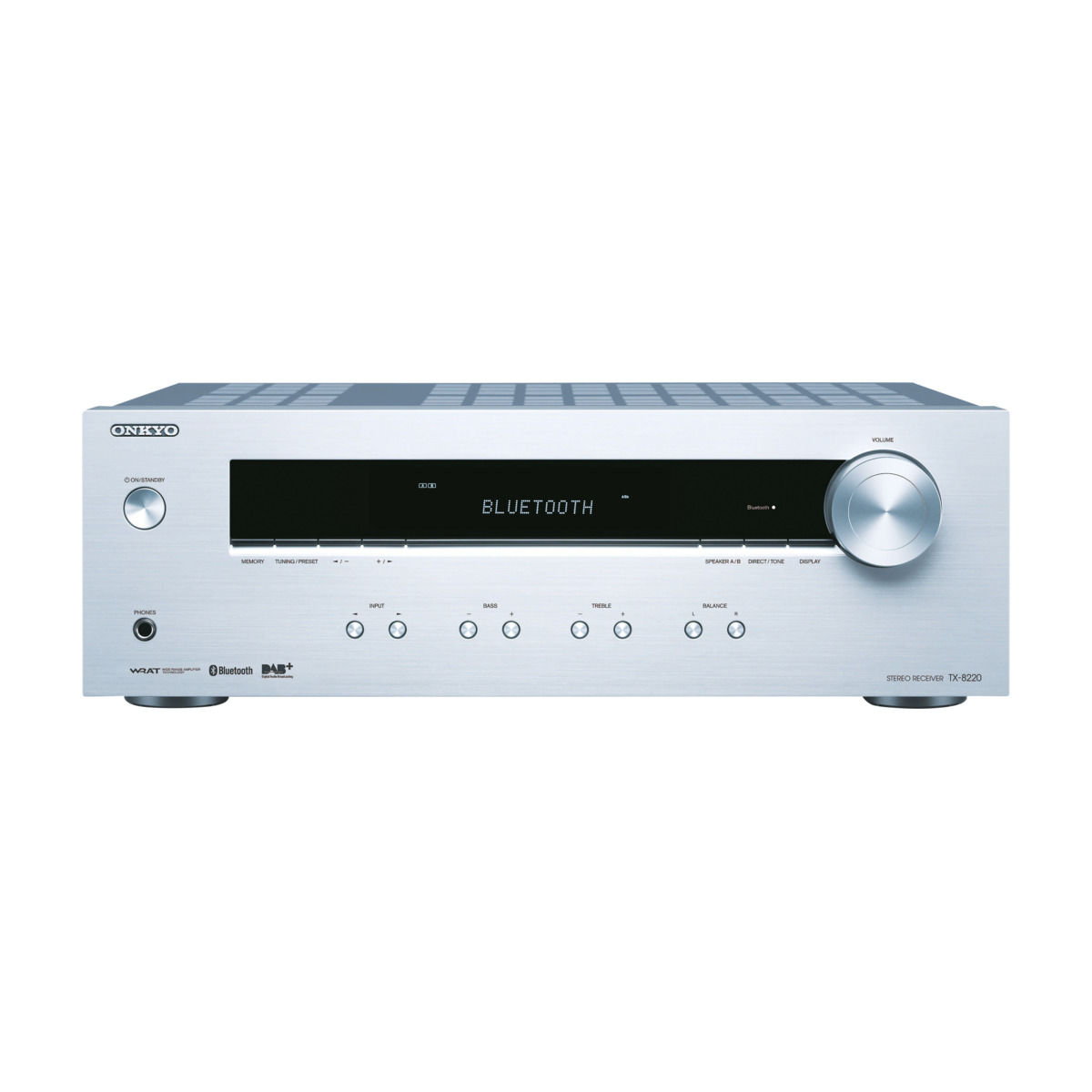 ONKYO TX-8220 STEREO RECEIVER SILVER - Power.dk