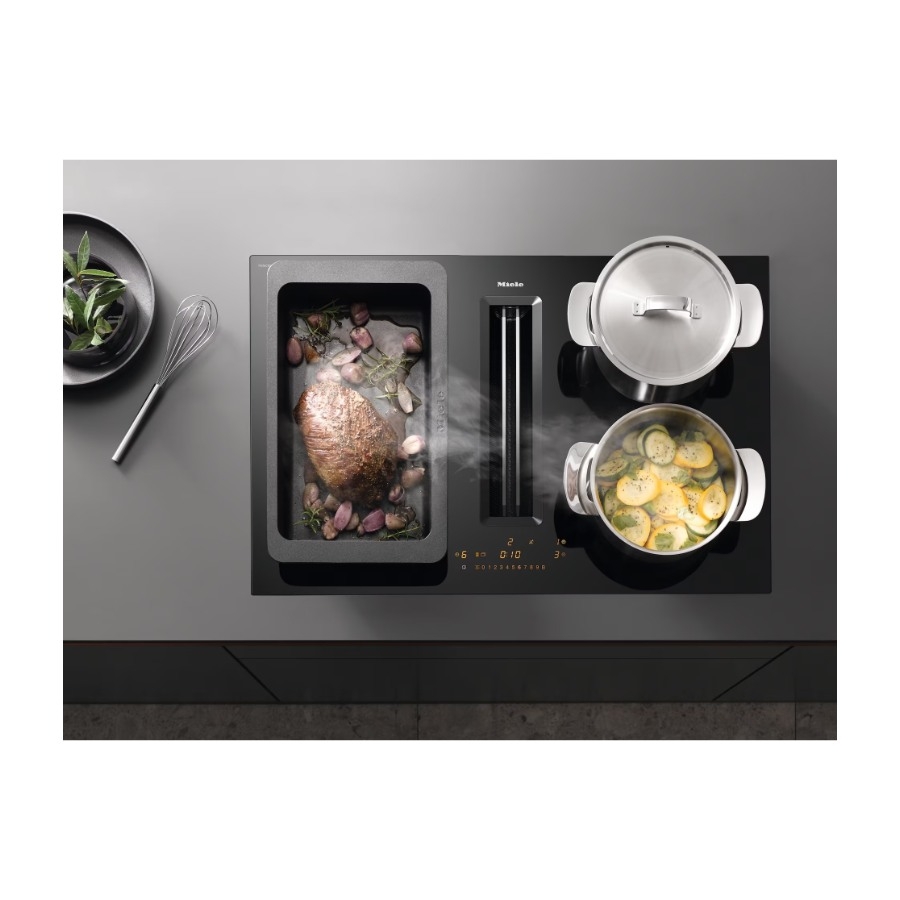 Miele KMDA 7473-1 FL induktionskogeplade med integreret emhætte billede 9