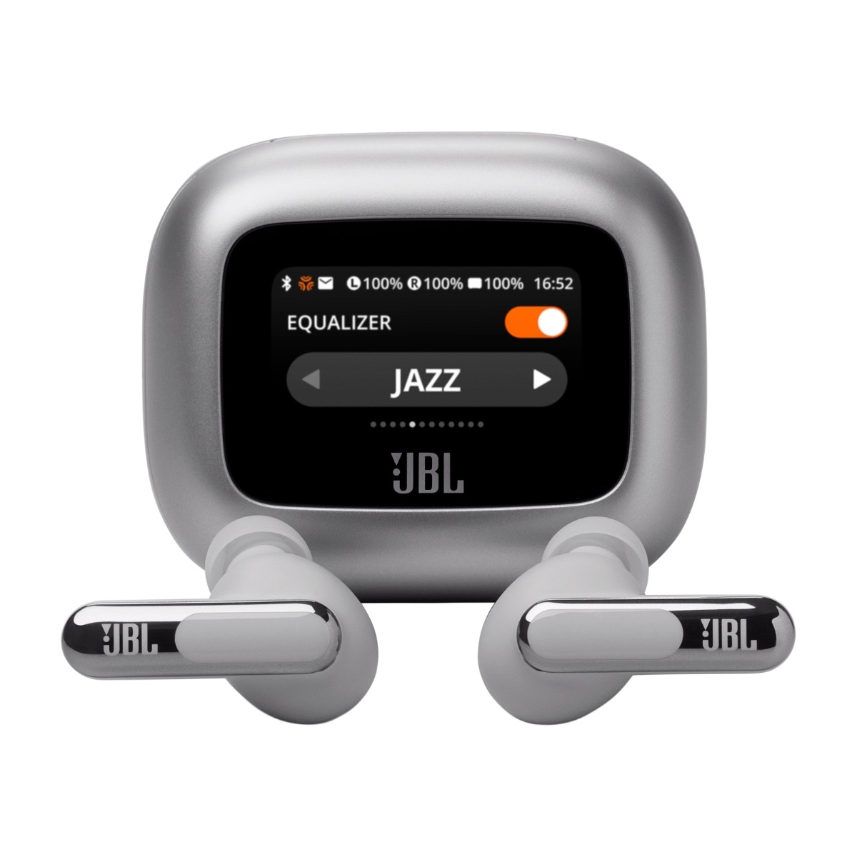JBL Live Beam 3 True wireless støjreducerende in-ear hovedtelefoner, sølv