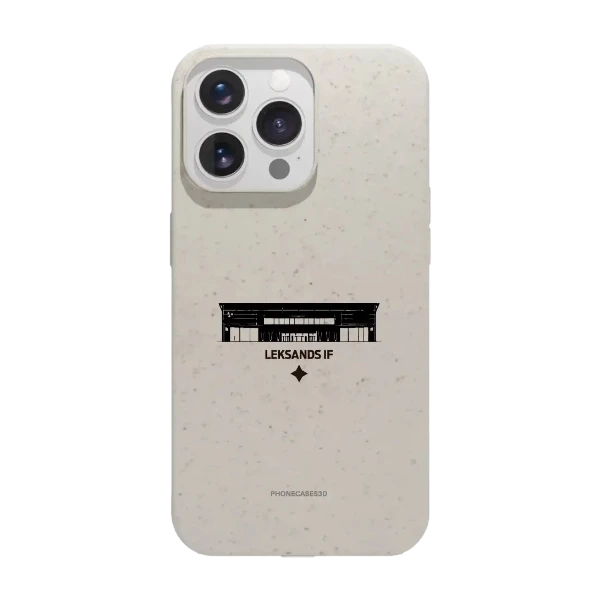 Phonecases3D iPhone 13 Pro Leksands IF kompostoituva suojakuori, valkoinen