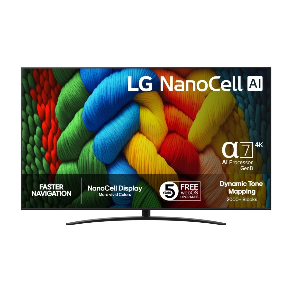 86" 4K NanoCell TV 2025 86NANO81A