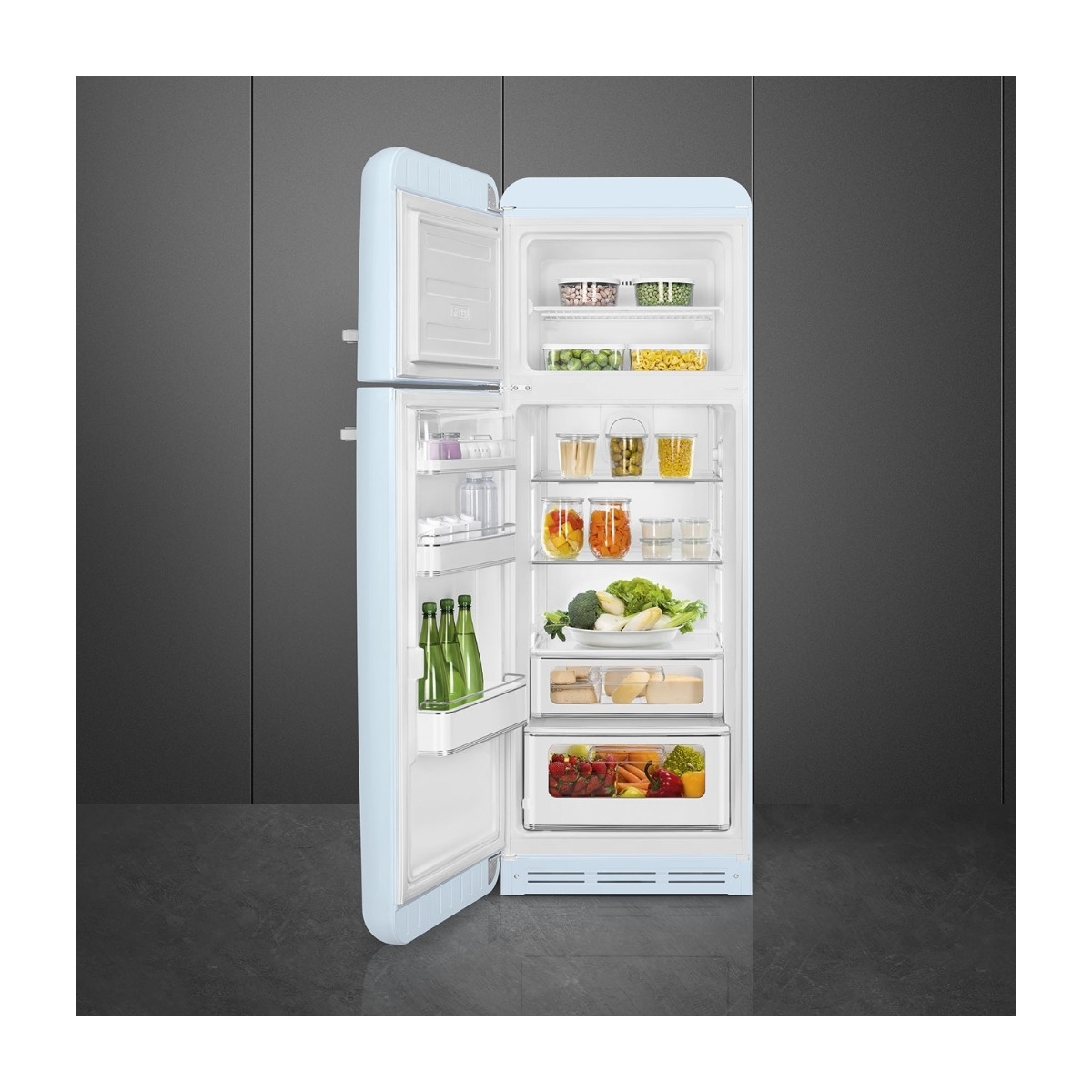 Smeg 50's Style FAB30LPB6 kombiskap billede 4