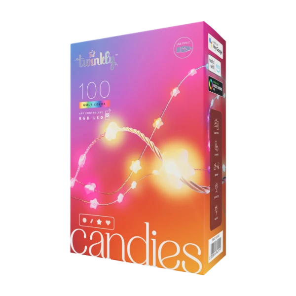 Twinkly Candies Star RGB Valosarja 100 LED - Power.fi