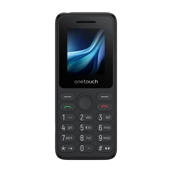 TCL One Touch 5041 Eco Design mobiltelefon, Dark Night Grey