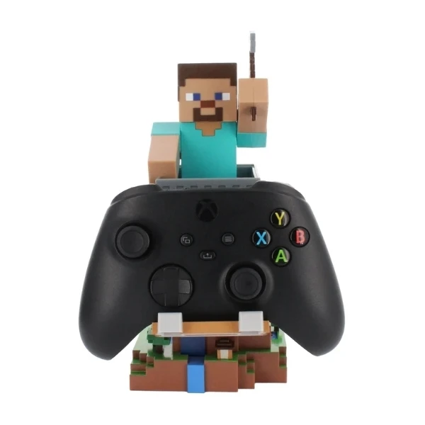 Minecraft Steve Rest Cable Guys Minecraft Steve R.E.S.T controller- og mobilholder - POWER.dk