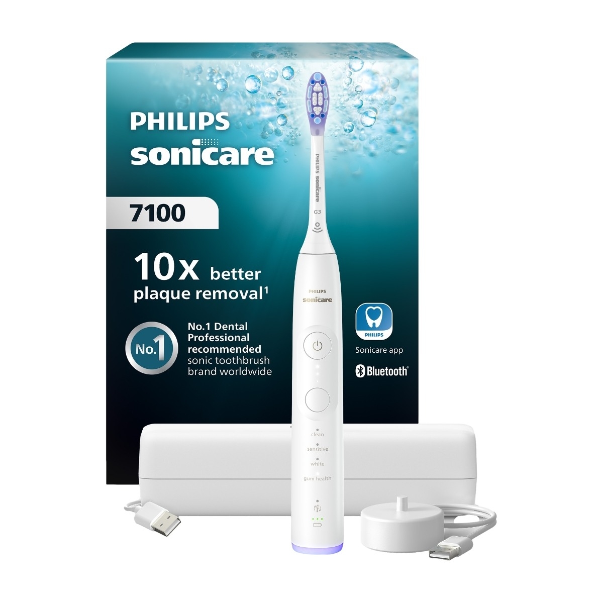 Philips Sonicare Series 7100 eltandborste, vit - Power.se