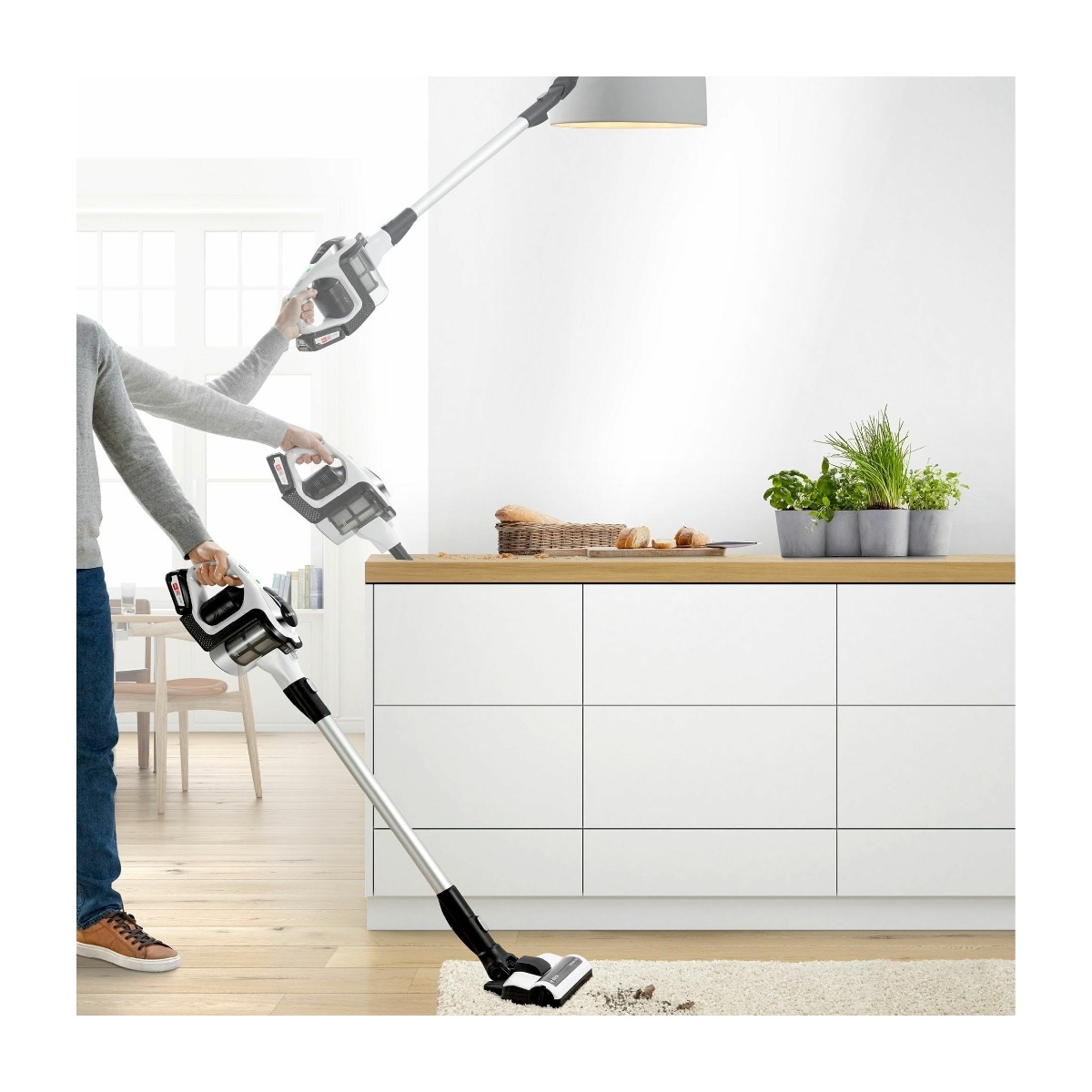 BOSCH UNLIMITED BCS81EXC STANGSTØVSUGER, HVIT Power.no BOSCH UNLIMITED BCS81EXC STANGSTØVSUGER, HVIT Power.no