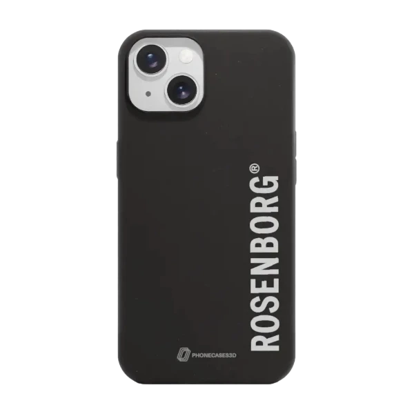 Phonecases3D iPhone 15 RBK kompostoituva suojakuori, musta