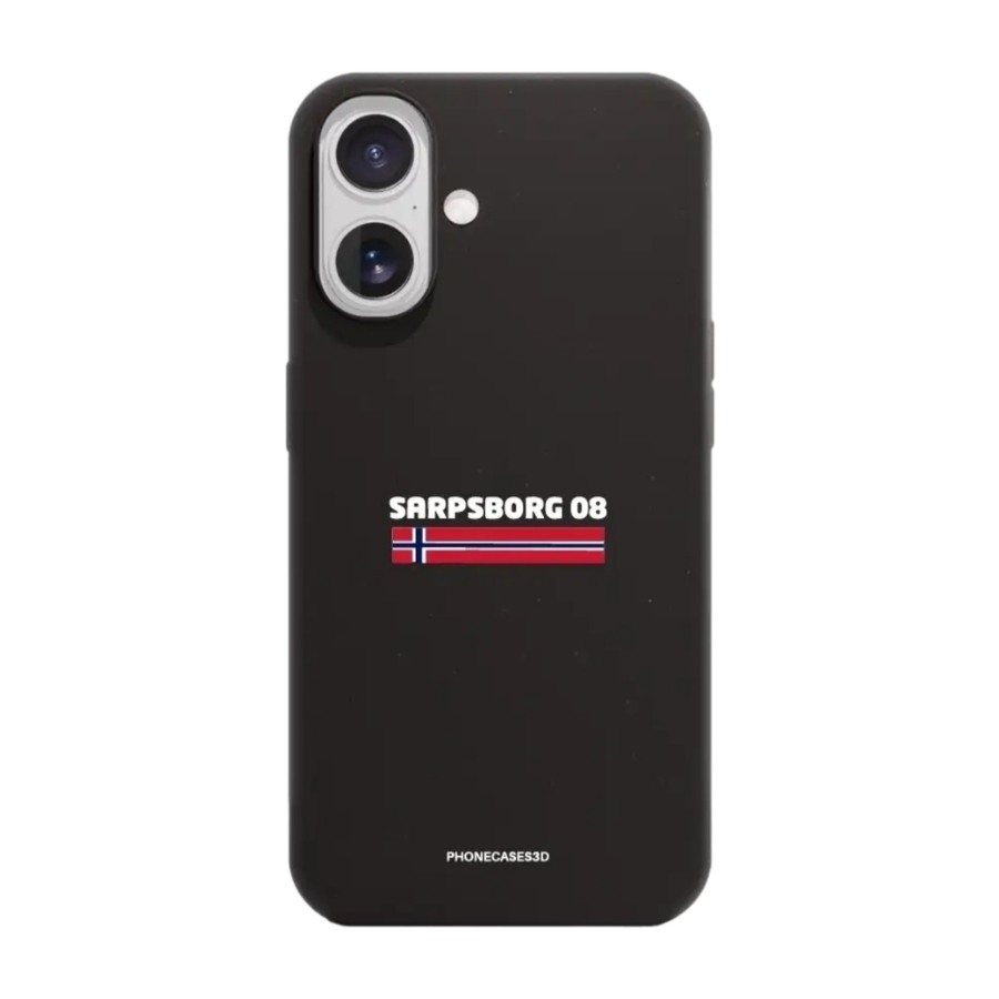 Phonecases3D iPhone 17 Sarpsborg 08 komposterbart cover, sort