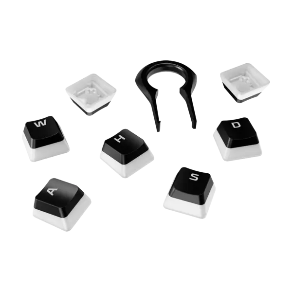 HYPERX ABS PUDDING KEYCAPS (NORDIC LAYOUT), SVARTA Power.se