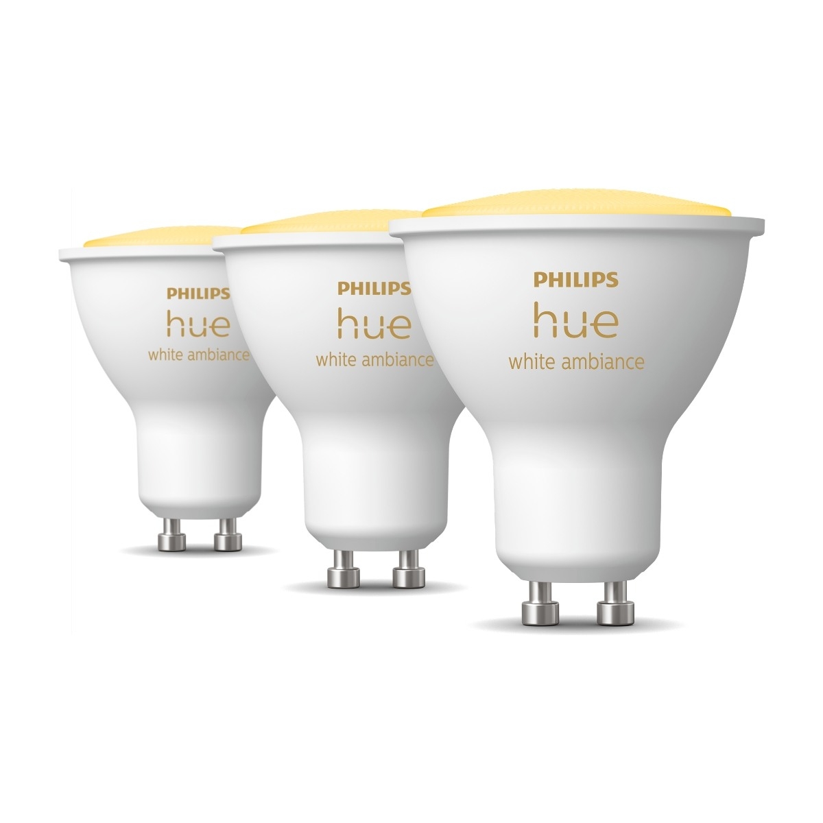 Hue GU10 3 pakning - White ambiance