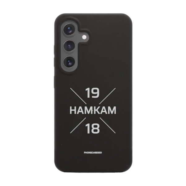 Phonecases3D Samsung Galaxy S25 HamKam kompostoituva suojakuori, musta