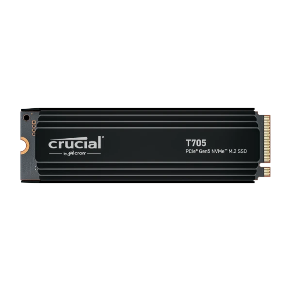 Crucial T705 Heatsink 2 TB PCIE 5.0 NVME M.2 SSD