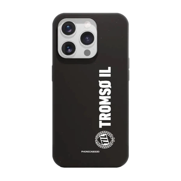 Phonecases3D iPhone 15 Pro Tromsø IL kompostoituva suojakuori, musta