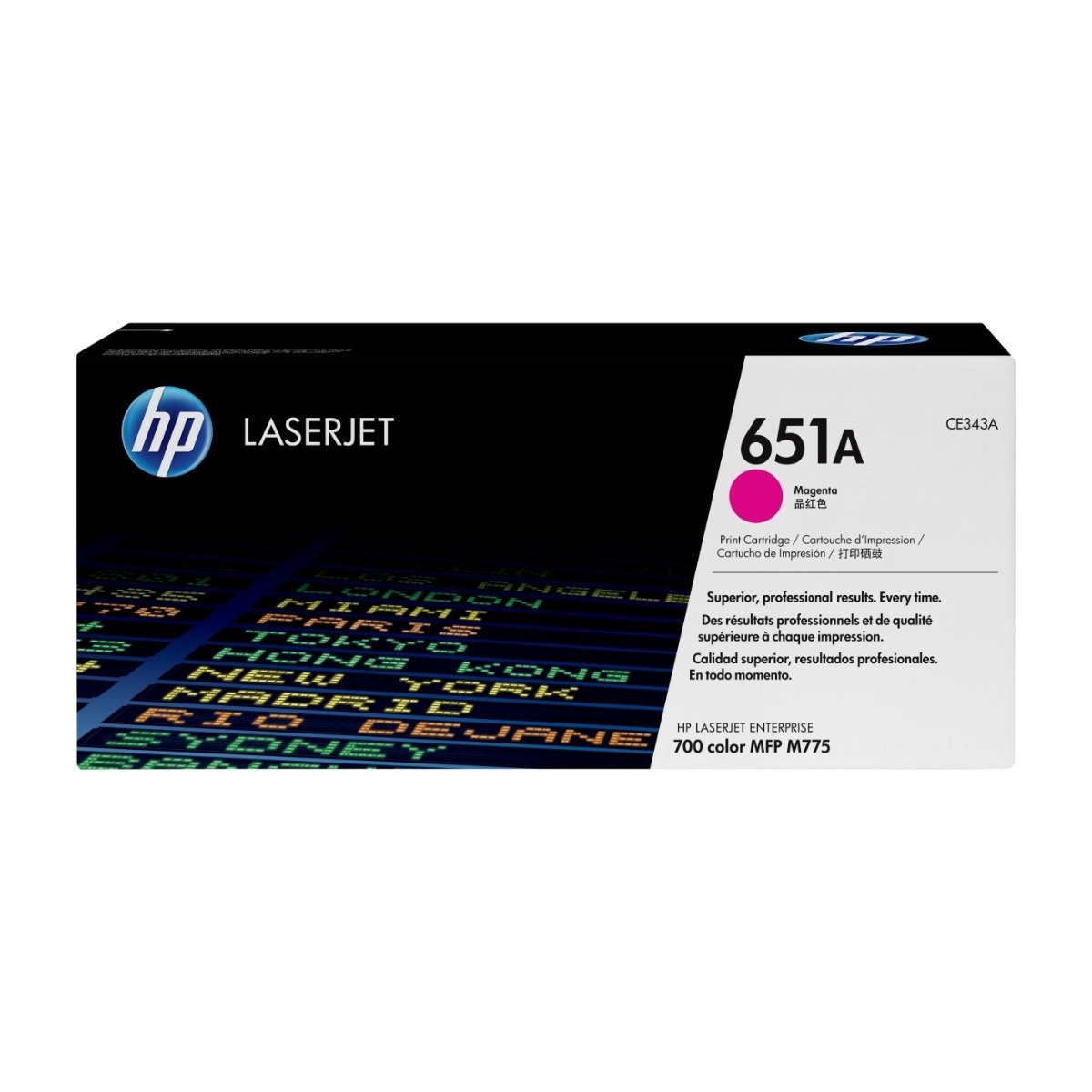 HP 651A 1 Stykker Original fiolblå