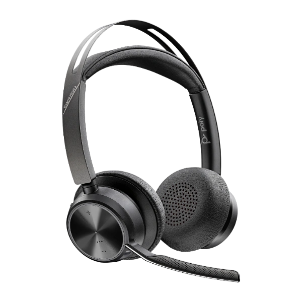 VOYAGER 2 UC USB-A STEREO HEADSET + STATIV - Power.dk