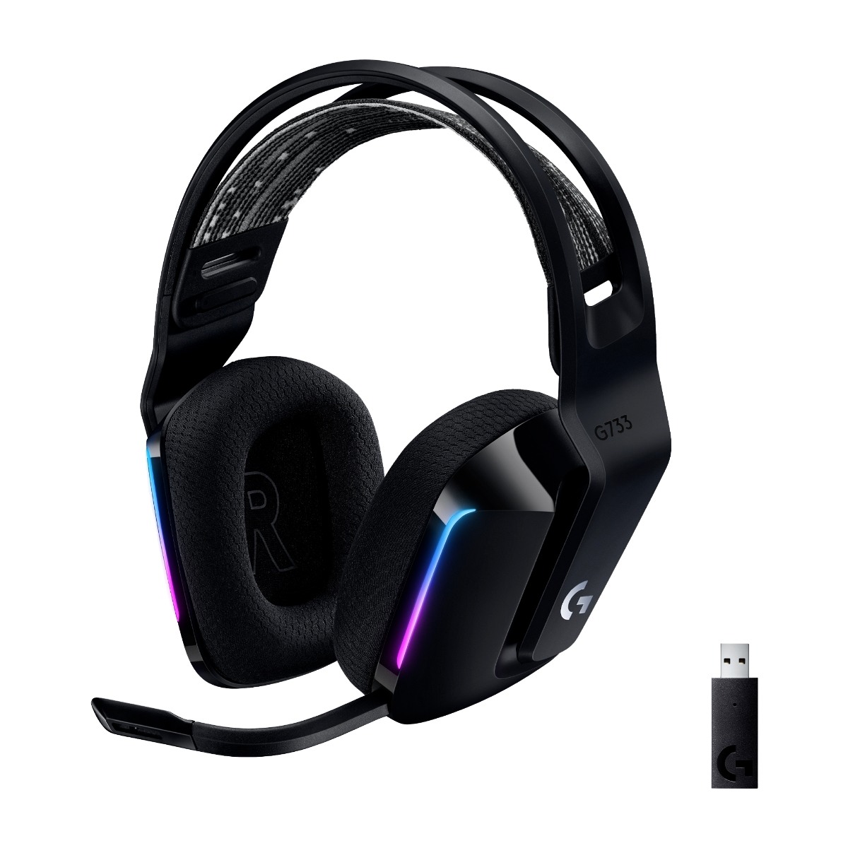 G733 Lightspeed Trådløst Headset - Svart
