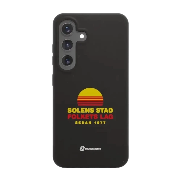 Phonecases3D Samsung Galaxy S25 Luleå HF kompostoituva suojakuori, musta