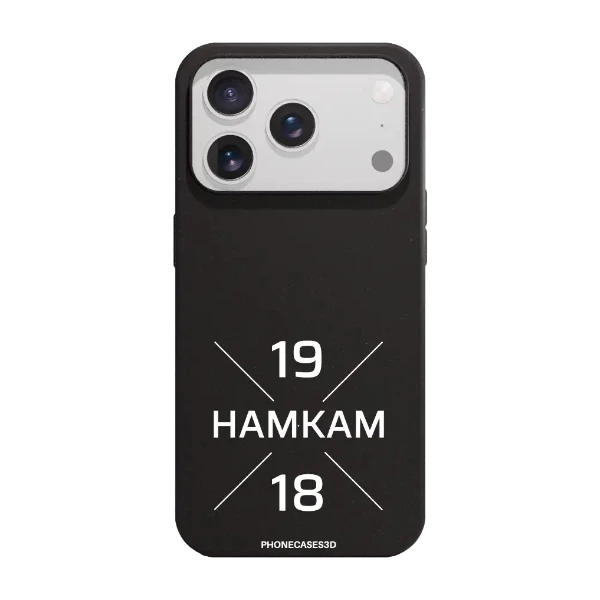 Phonecases3D iPhone 17 Pro Max HamKam kompostoituva suojakuori, musta