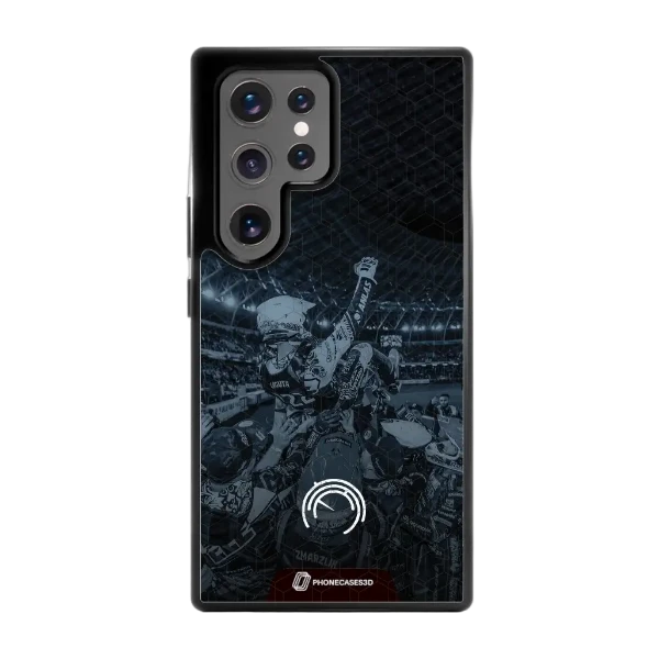Phonecases3D Samsung Galaxy S25+ Norges Motorsportforbund -3D suojakuori, musta
