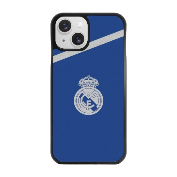 Phonecases3D iPhone 15 Real Madrid -3D suojakuori, musta