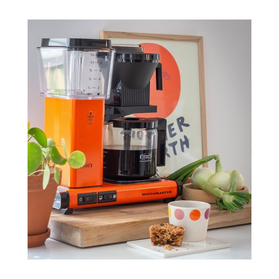 Moccamaster Optio kaffemaskine, Orange billede 5