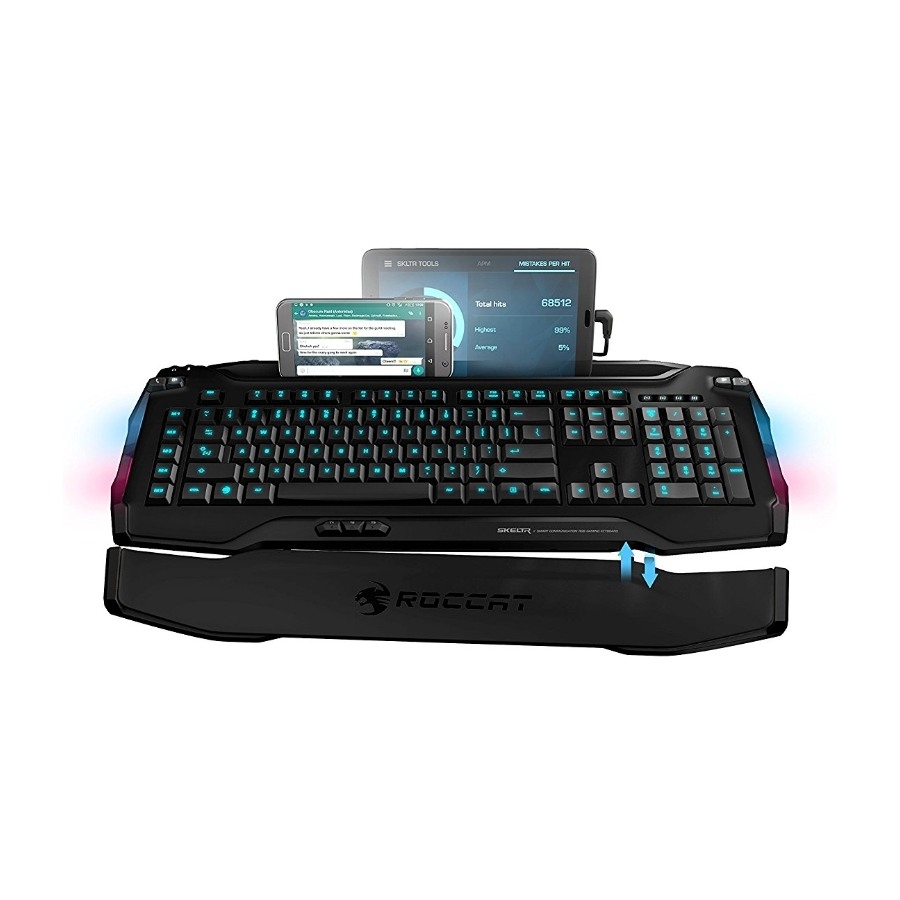 ROCCAT SKELTR BLACK SMART COMMUNICATION RGB GAMING KEYBOARD ROCCAT Skeltr Smart Communication RGB Wired Gaming Keyboard