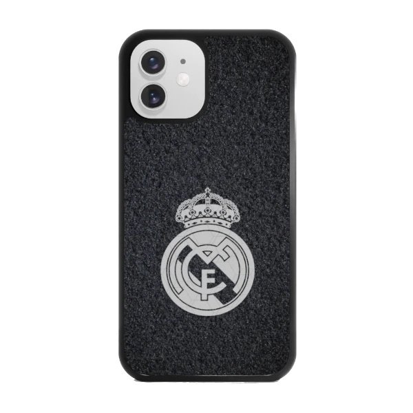 Phonecases3D iPhone 12 Real Madrid -3D suojakuori, musta