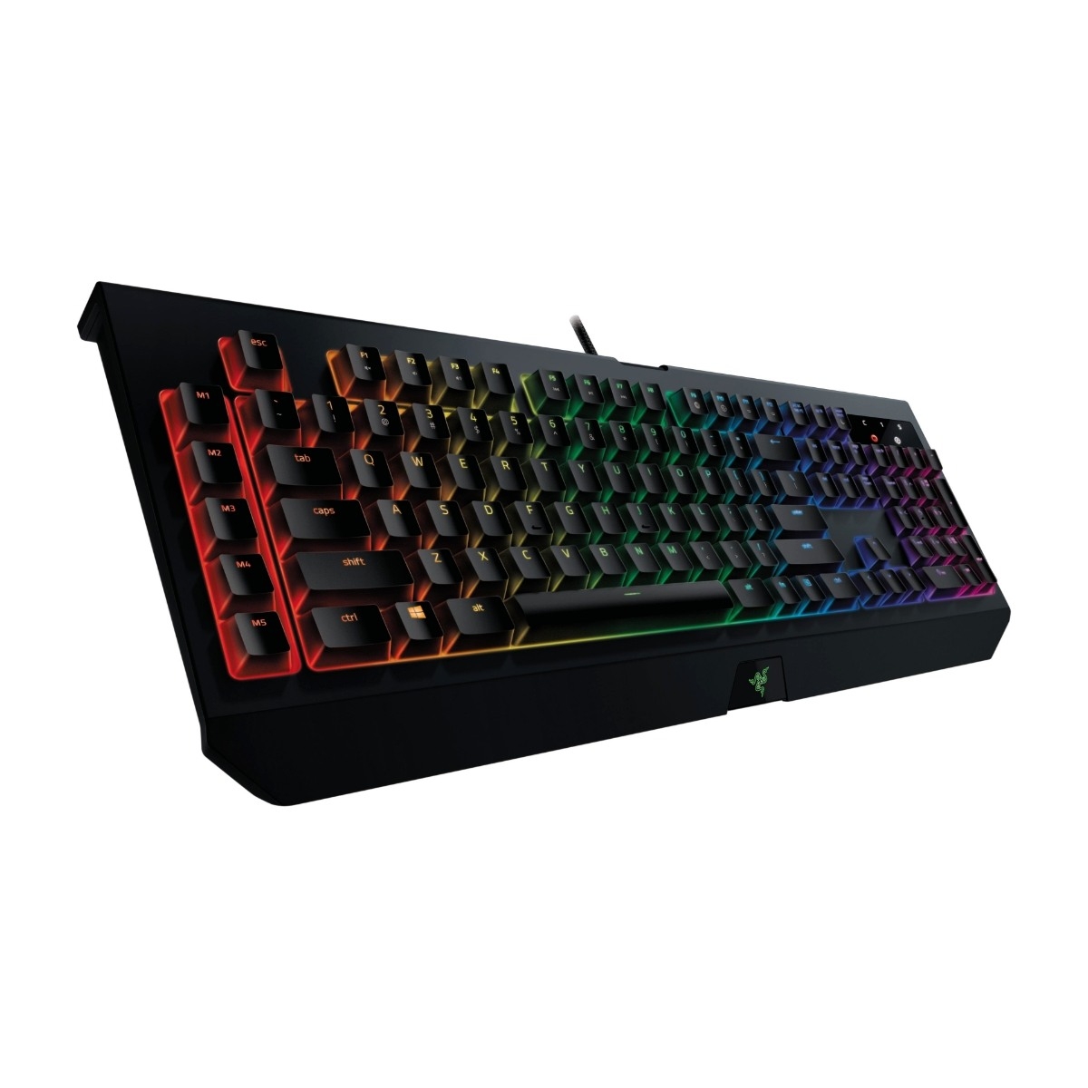 RAZER BLACKWIDOW CHROMA V2 GREEN SWITCH Power.no Spill som en pro, kjøp Razer Blackwidow Chroma Power.no