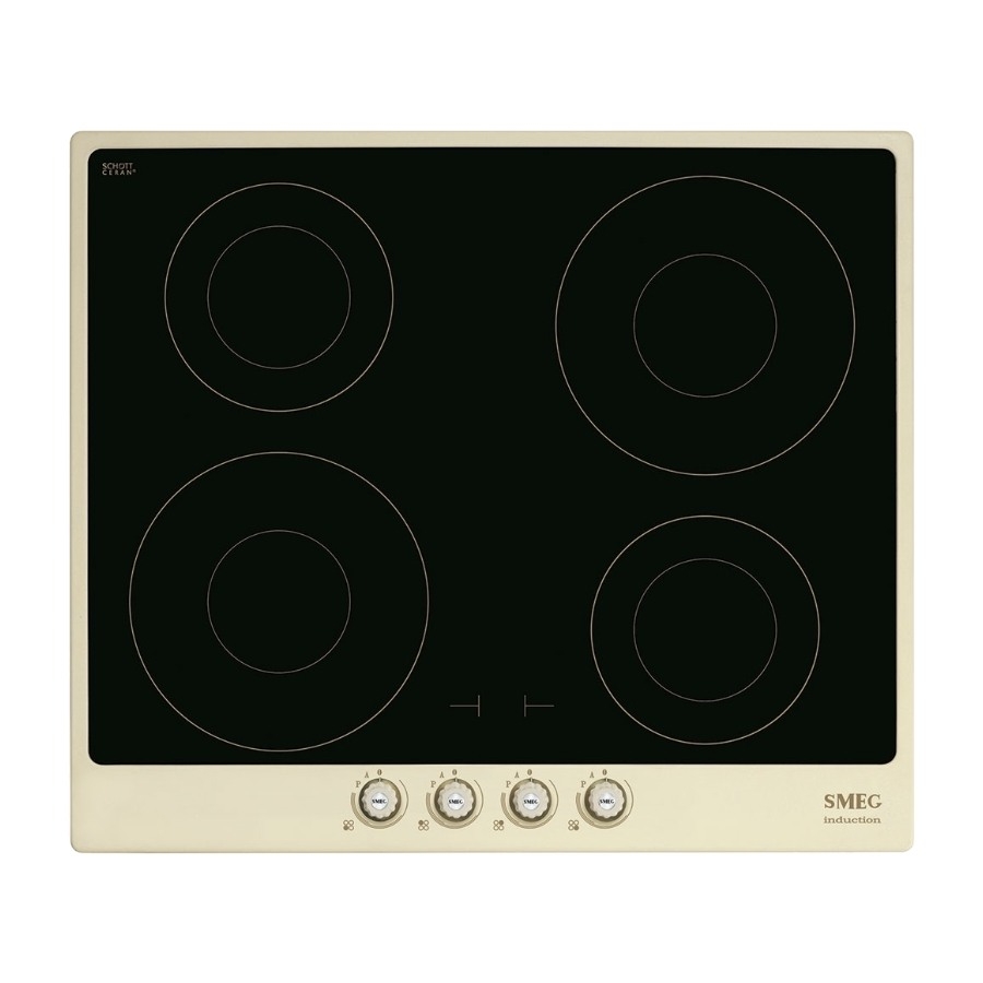 Smeg Colonial 60 cm induktionskogeplade SI764POM ( billede 2