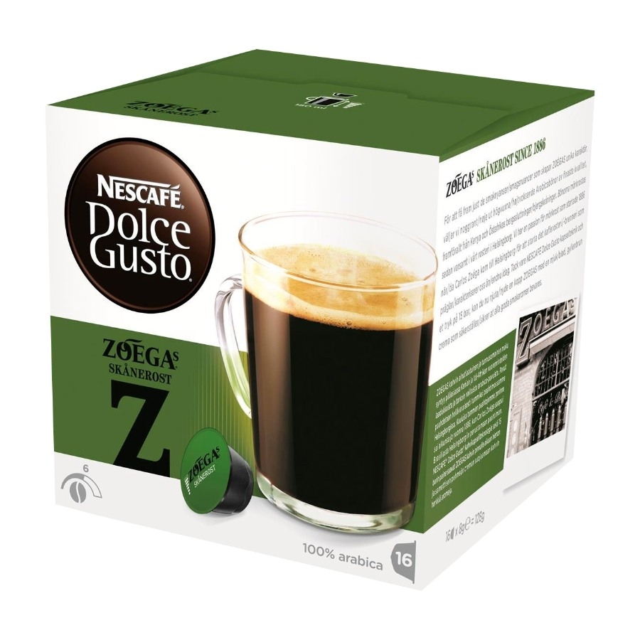 Nescafe Zoegas Skanerost 16 Kpl 128g Power Fi