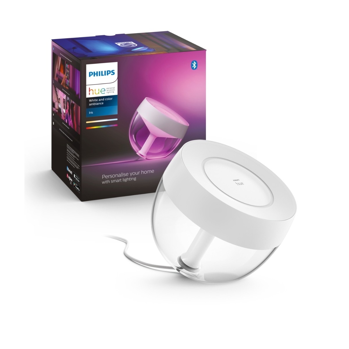 Philips Hue Iris GEN4 bordlampe, hvit