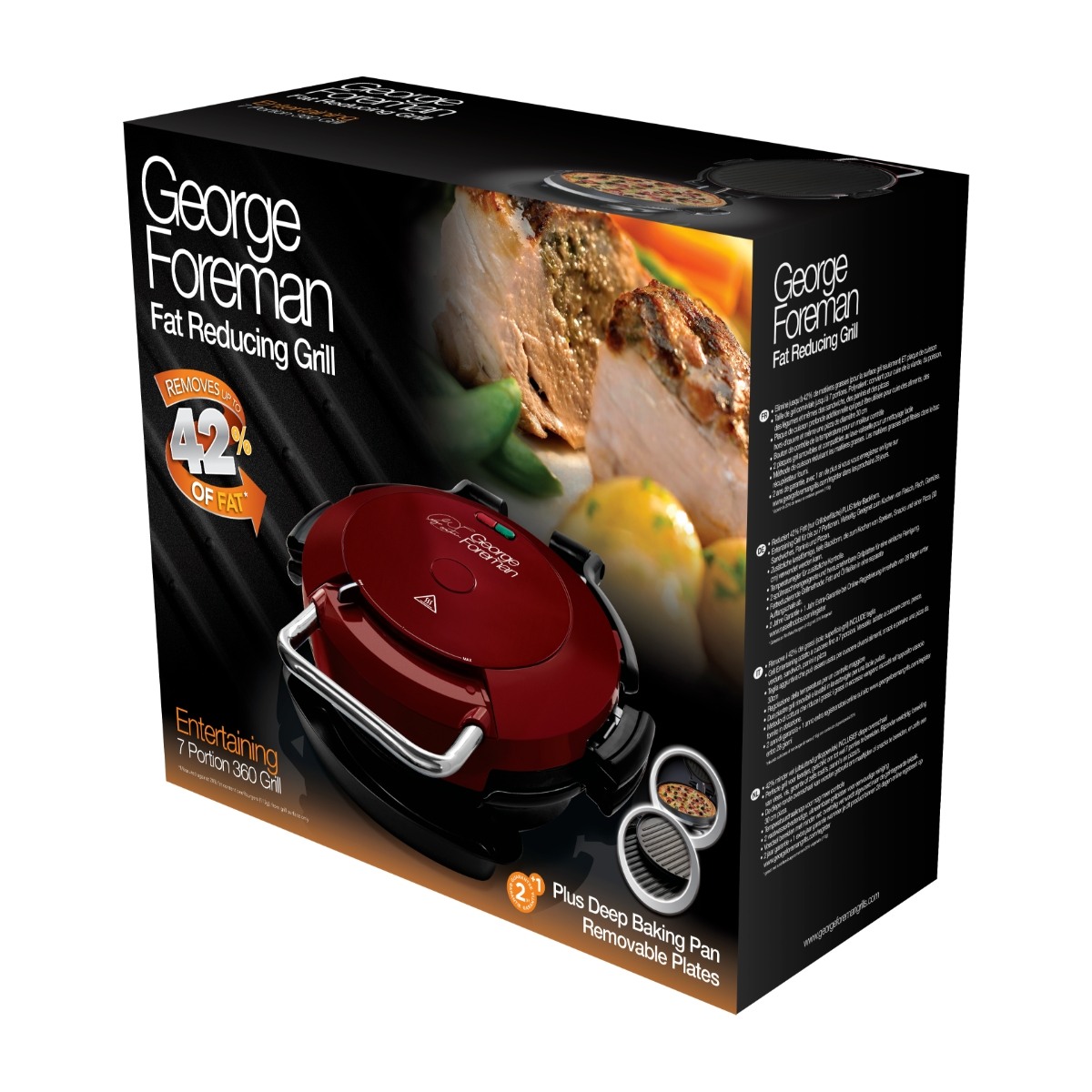 GEORGE FOREMAN UNDERTAINING 360° BORDSGRILL Power.se GEORGE FOREMAN UNDERTAINING 360° BORDSGRILL Power.se