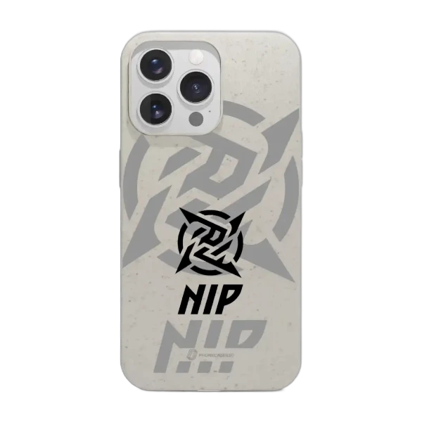 Phonecases3D iPhone 13 Pro Ninjas in Pyjamas kompostoituva suojakuori, valkoinen