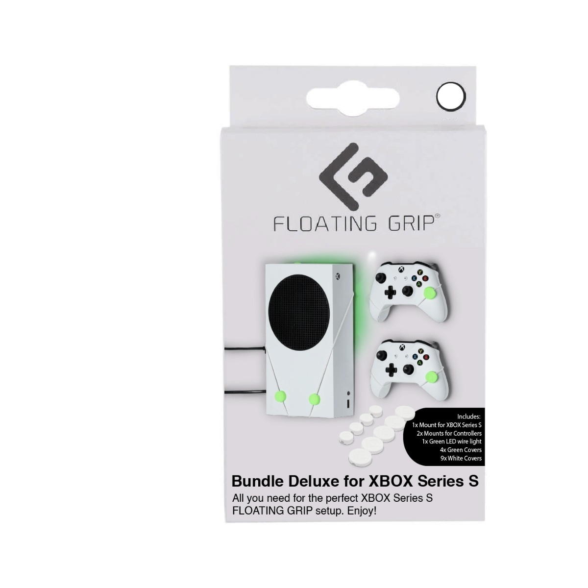 Floating Grip Xbox Series S bundle Deluxe Box veggfeste, svart