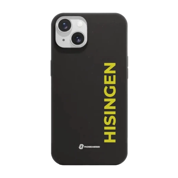 Phonecases3D iPhone 14 BK Häcken kompostoituva suojakuori, musta
