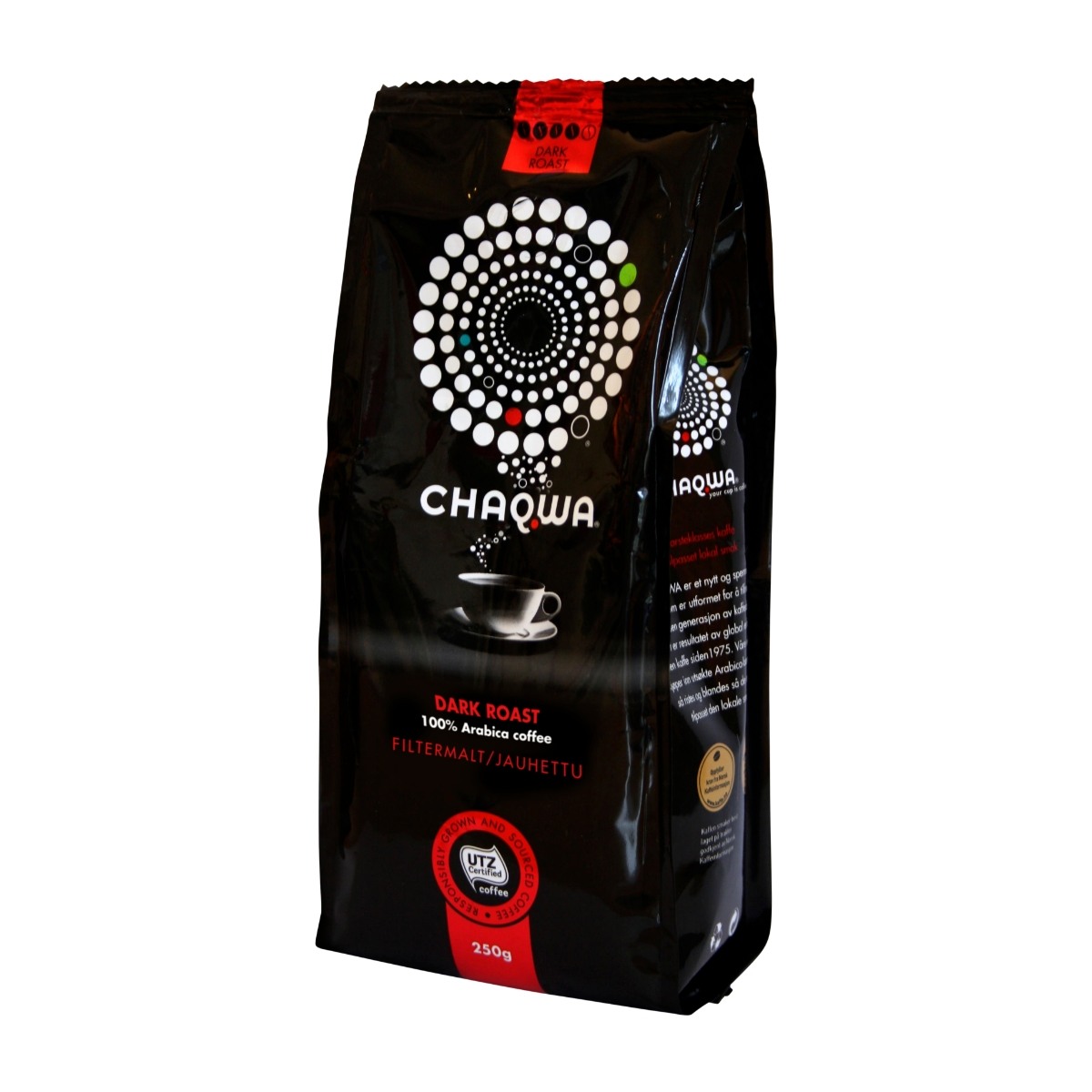 Chaqwa Dark Roastfilter Kaffe 250 G Power No