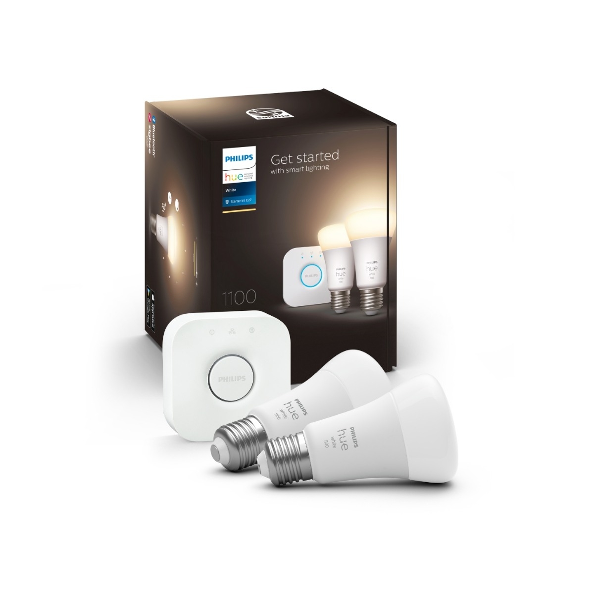 Hue Starter Kit E27 9.5W 2 Set - Hvit