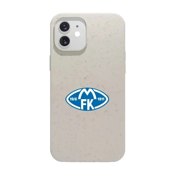 Phonecases3D iPhone 12 Molde FK kompostoituva suojakuori, valkoinen