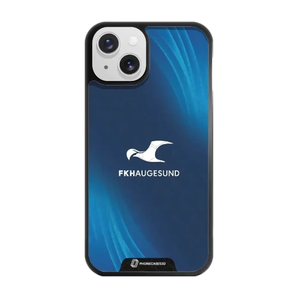 Phonecases3D iPhone 13 FK Haugesund -3D suojakuori, musta