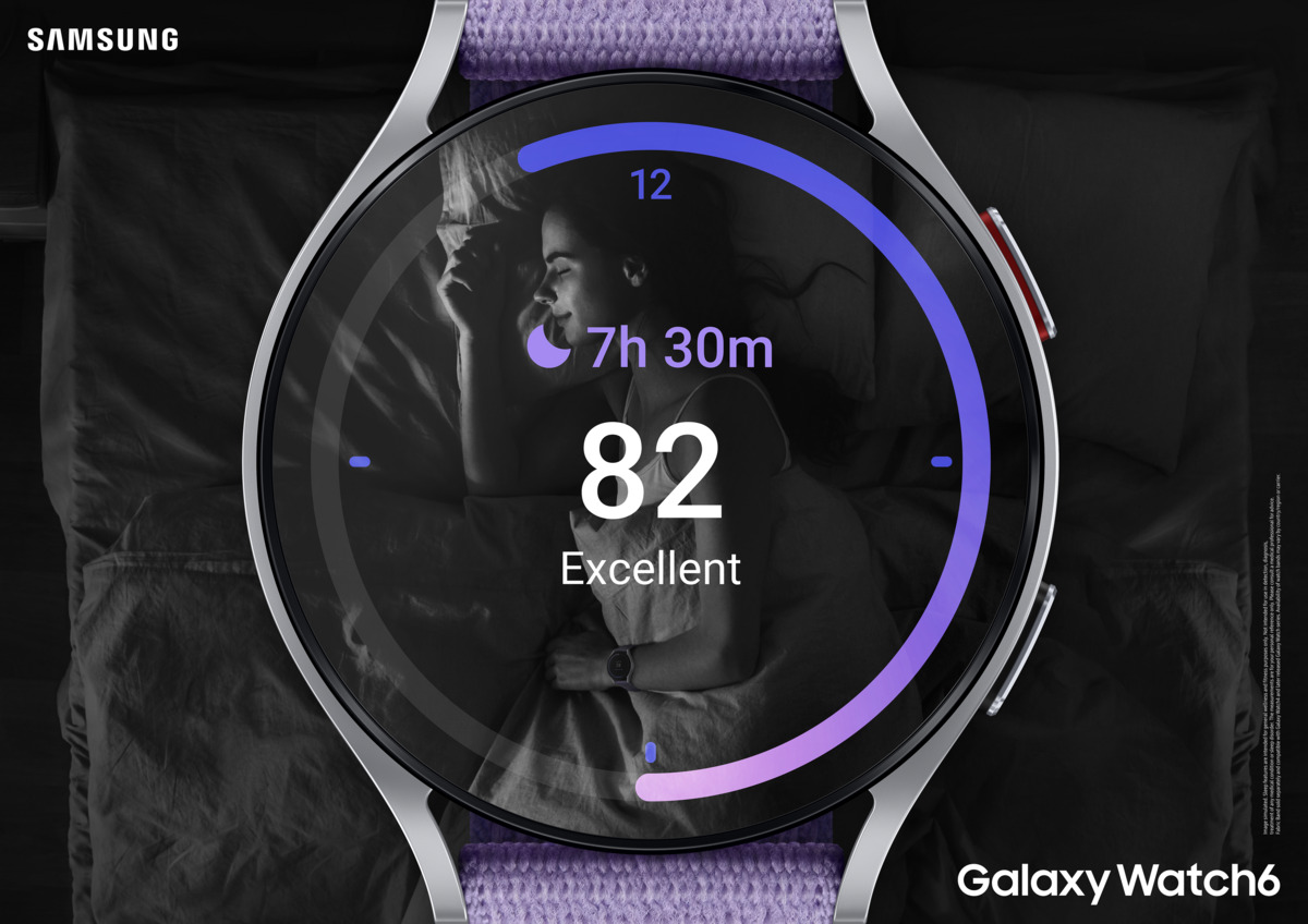 Samsung Galaxy Watch6 med sömnövervakning