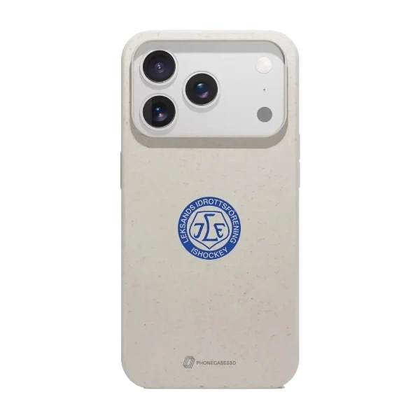 Phonecases3D iPhone 17 Pro Leksands IF kompostoituva suojakuori, valkoinen