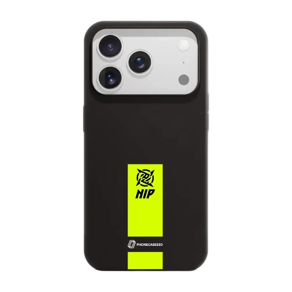 Phonecases3D iPhone 17 Pro Ninjas in Pyjamas kompostoituva suojakuori, musta