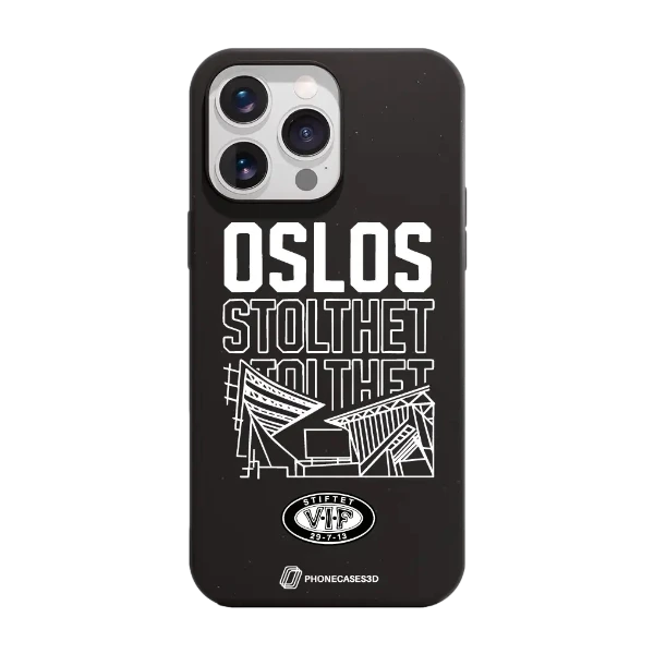 Phonecases3D iPhone 16 Pro Max VIF kompostoituva suojakuori, musta