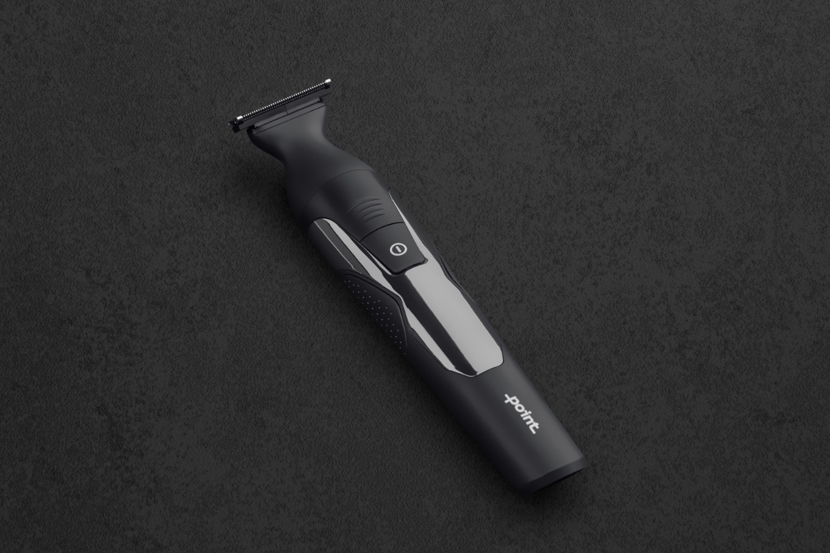 POINT RAPID GROOM BEARD TRIMMER against a black background