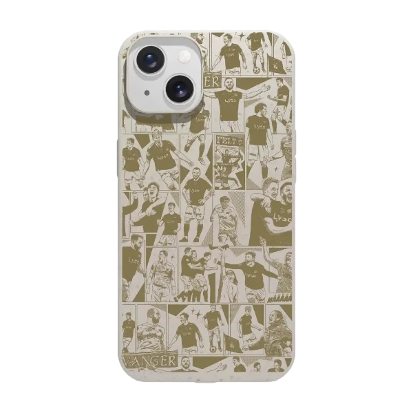 Phonecases3D iPhone 13 Viking FK kompostoituva suojakuori, valkoinen