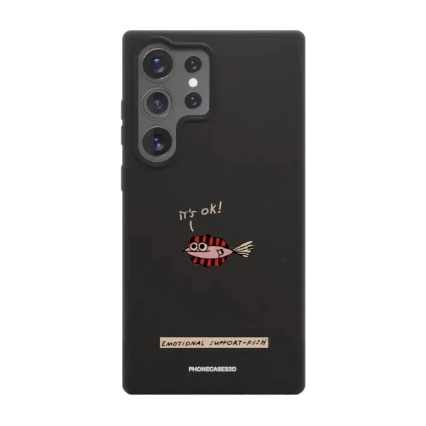 Phonecases3D Samsung Galaxy S25 Ultra Maja Säfström kompostoituva suojakuori, musta