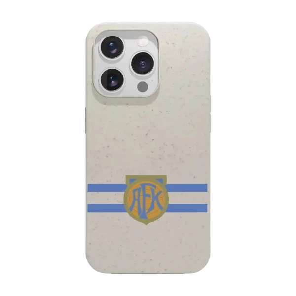 Phonecases3D iPhone 15 Pro Aalesunds FK kompostoituva suojakuori, valkoinen