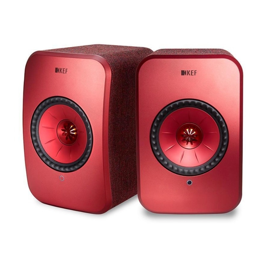 KEF LSX ACTIVE SPEAKERS BT WIFI RED Power.fi